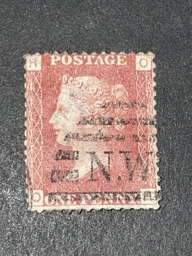 Sg43 penny red - red, stamp