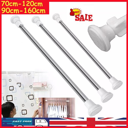 Telescopic shower curtain pole - telescopic,