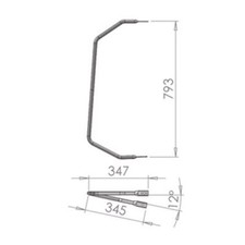 Iveco Eurocargo Short Mirror Arm Assembly Universal Fit 1991-3/2006