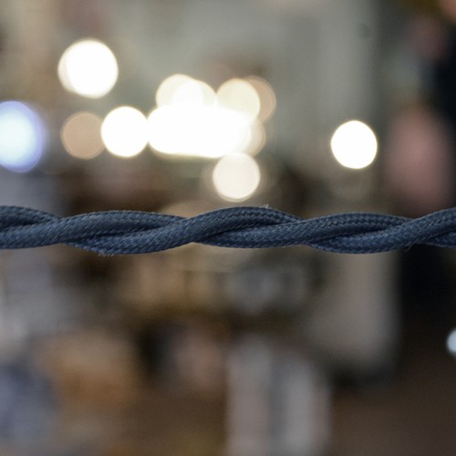 Soldier blue twisted wire - blue,