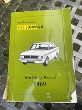 Genuine Original Ford Lotus Cortina Mk2 Workshop Manual 1969 