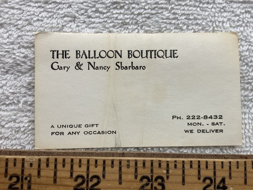 Vintage business card the - card,