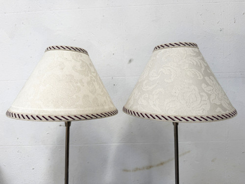 Pair fabric cream - cream, damask