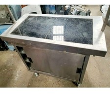 Commercial Moffat Electric Ceramic Food Carvery Warmer with Gantry And Storage