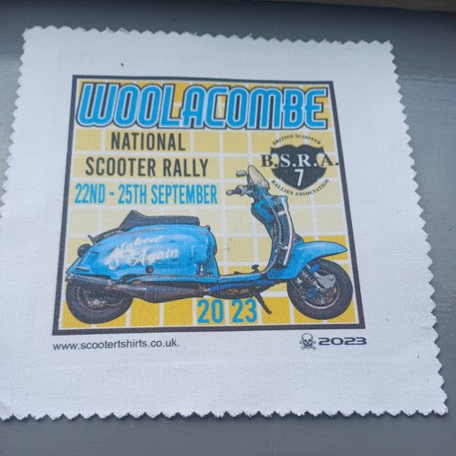 Scooter rally patch woolacombe - scooter,