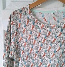 White Stuff Bird Print Top