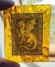 Stained Glass Dragon Mythical