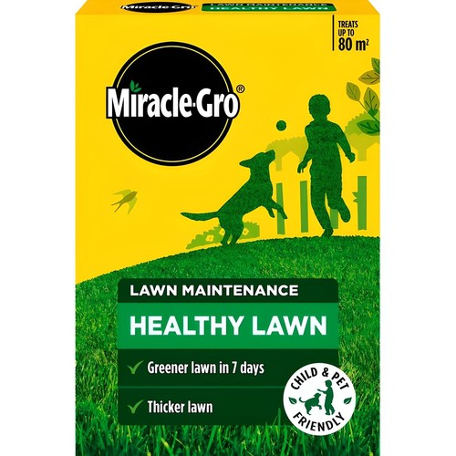 Miracle gro healthy lawn food - lawn,