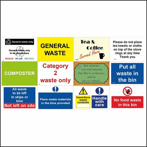 General waste signs compost - waste,