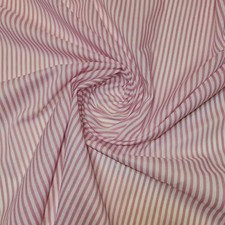 Candy Stripe Polycotton Fabric