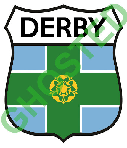 Derby derbyshire car - car, sticker