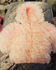 babt girl loop knit cardigan