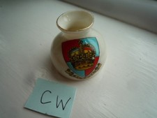 VINTAGE CHINA CRESTED EXMOUTH