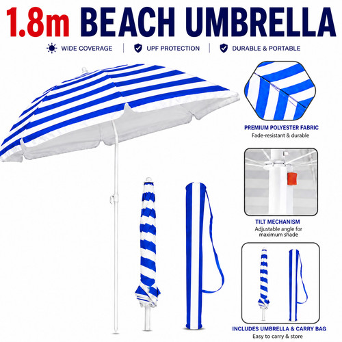 Beach parasol tilting - 1.8m,