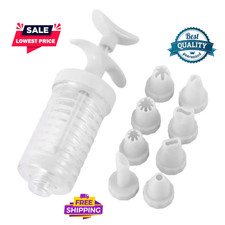 8pcs/Set Icing Syringe Gun