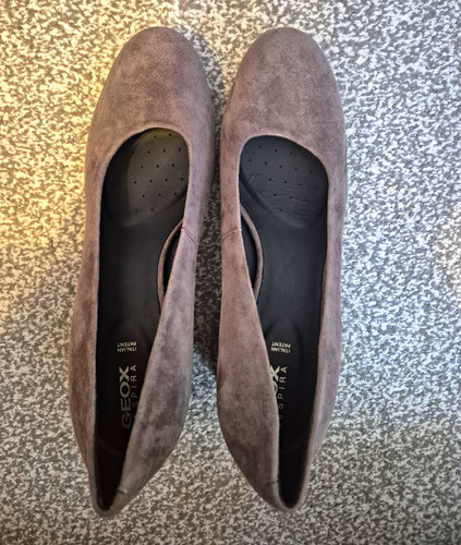 Geox women grey - grey, suede