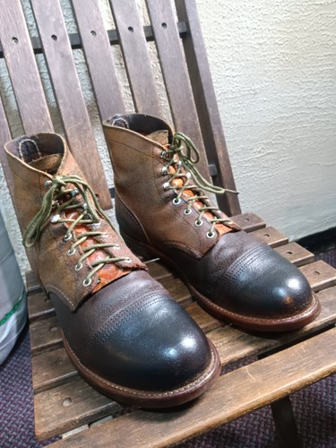 Red wing boots will - red,