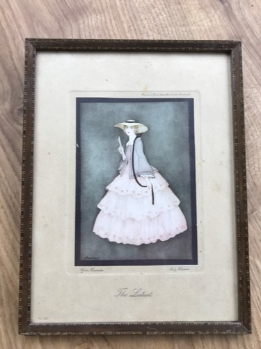 Antique vintage framed - framed, fashion