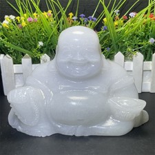4.9LB 7.8" Natural White Jade
