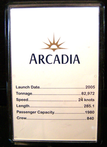 Cruise ship arcadia - p&o,