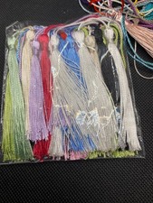 20pcs Bookmark Tassels Small Decorative Knot for Jewelry Making mixed colours