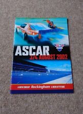 ASCAR 2002 Rockingham Motor Speedway Programme Poster 