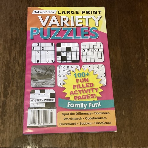 Take break variety puzzles - take,