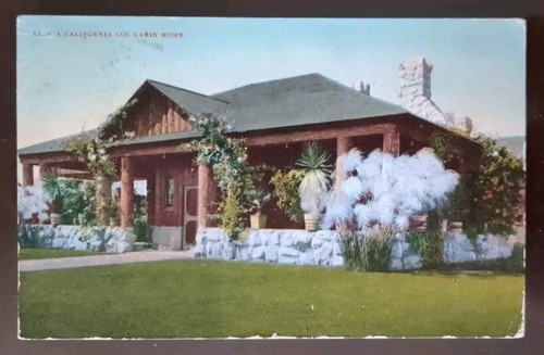 California log cabin - log,