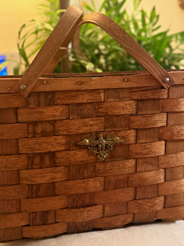 Vintage woven wood - vintage,