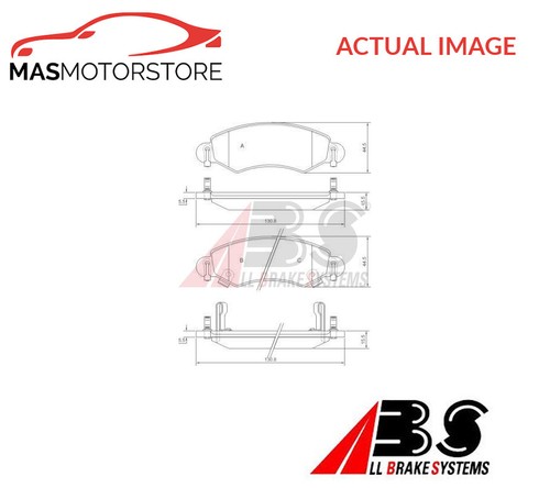 Brake pads set - set, braking