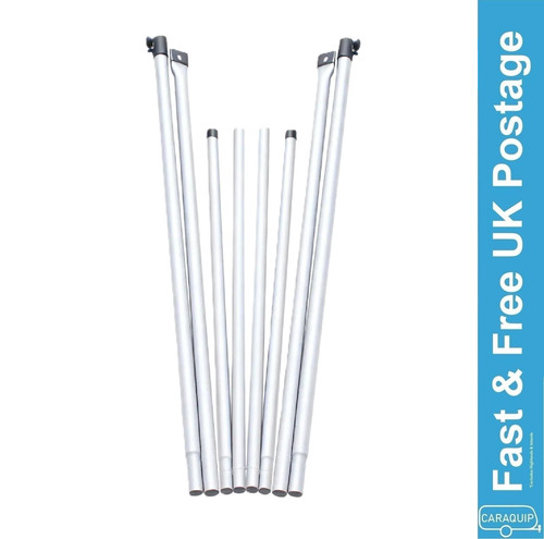 Caravan awning rear pad poles - caravan,