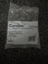 20 x 3 Coroline Corrugated Bituminous Roofing Sheet Fixings - 65mm Nails -