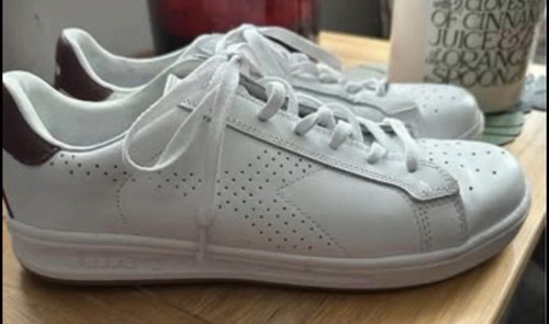 Diadora white burgundy - diadora, white/burgundy