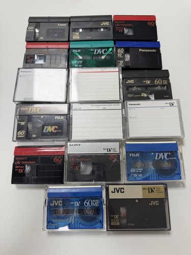 Job lot used - used, minidv