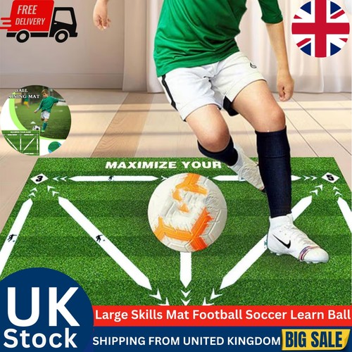 Football skills training mat - training,