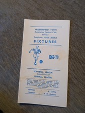 Huddersfield Town fixture card