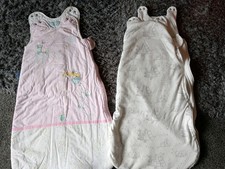 Girls Sleeping Bags 2x 2.5 Tog Grobag And George 0-12 Months