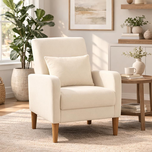 Beige mid century modern - beige,