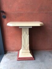 Art Deco Console Table Pillar