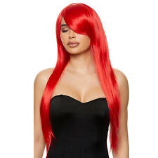 Red Hot Costume Wig Straight