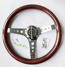 Mini wood steering - steering, wheel