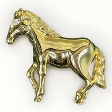 Large High Shine Gold Tone &