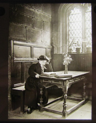 Glass magic lantern slide - lantern,
