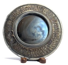 Handmade Raku Gold Mirror by