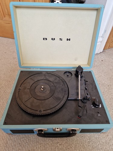 Blue bush record player - bush,