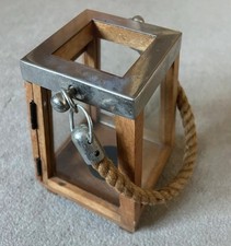 A nautical-style wooden