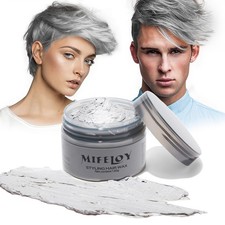 Temporary Silver Gray Hair