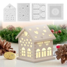 4pcs/set Christmas Love House