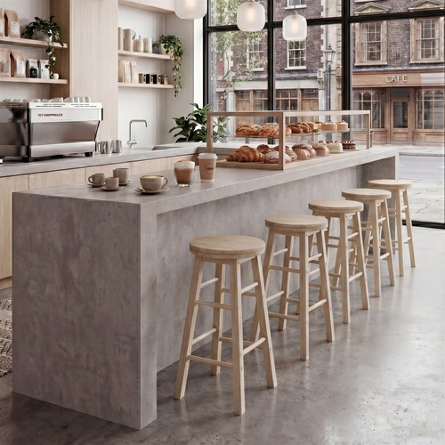 Chef vida wooden revolving bar - wooden,