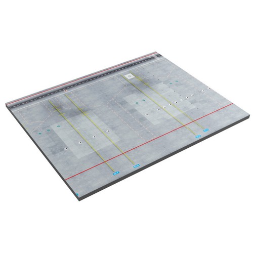 Airport display base - base, wooden